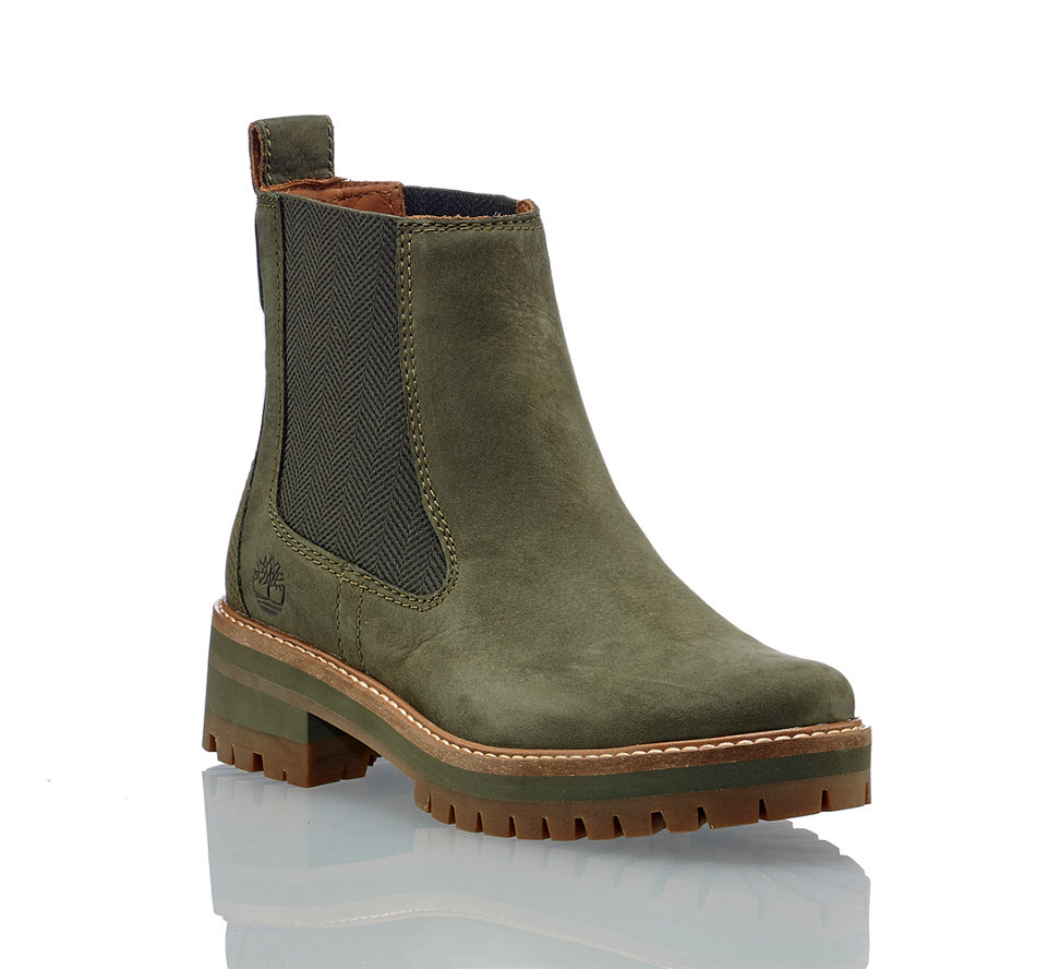 timberland courmayeur valley chelsea femme olive